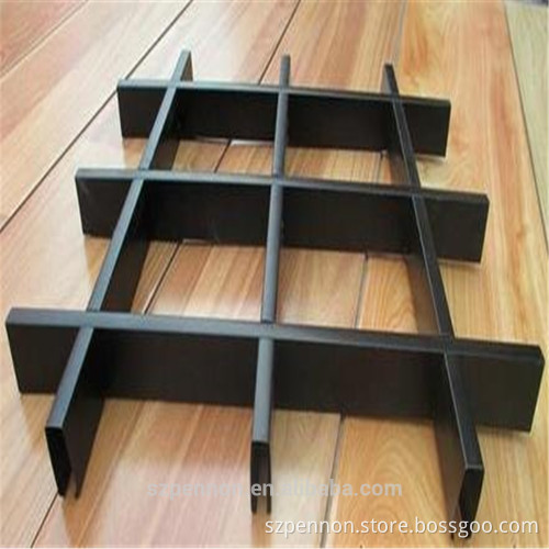 Aluminum Suspension Artistic Grid Ceiling Open Cell Ceiling